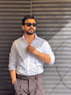 پیراهن کلاسیک ساده
